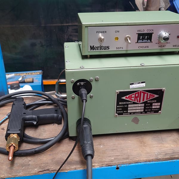 Meritus single sided resistance poke welder 8kva from £900 GBP